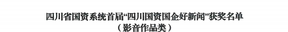 四川省大奖国际集团荣获首届“四川国资国企好新闻”银铜两奖